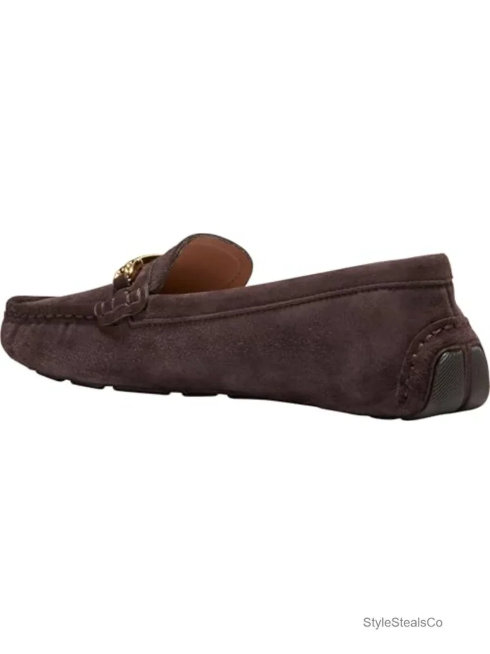 Leather Driving Loafers Horsebit with Breathable Fabric Lining